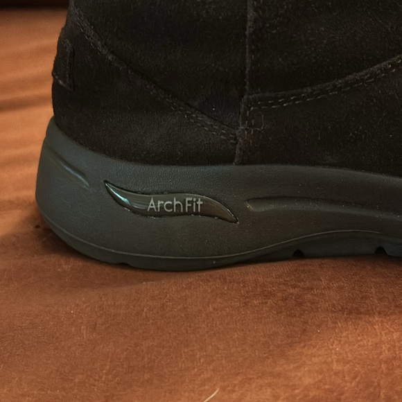 Sketchers Air-Cooled Arch Fit Booties Size 9 Brown - Picture 6 of 9